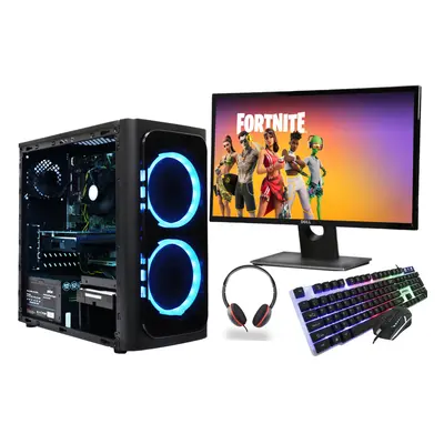 Gaming PC Bundle Intel i7 16GB RAM 480GB SSD NVIDIA RTX W10