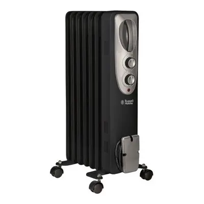 Russell Hobbs Fin 1.5kW Oil Filled Radiator Black