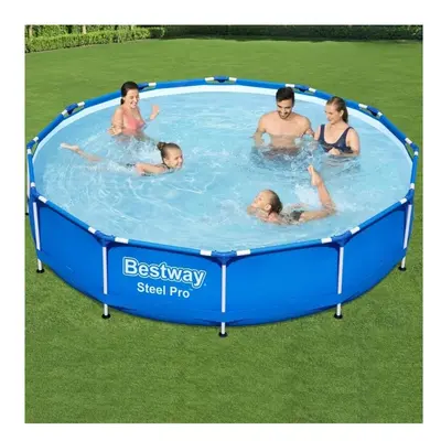 Bestway 12ft x 30in Steel Pro Frame Pool Set With Fliter Pump