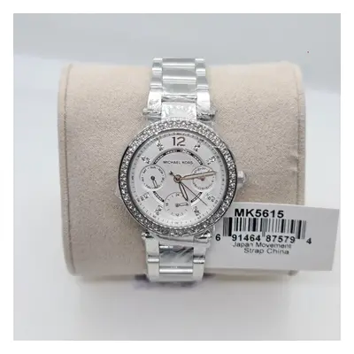 Michael Kors Mk5615 Luxury Mini Silver Womens Wrist Watch 33Mm