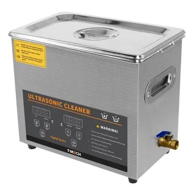 Digital Ultrasonic Cleaner 6L Steel Ultra Sonic Bath Cleaning Tank Timer Heater