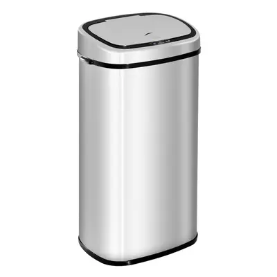 HOMCOM 68L Sensor Dustbin Stainless Steel Automatic Kitchen Waste Bin Silver