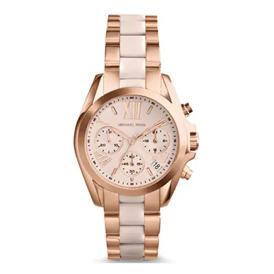 Michael Kors Bradshaw Ladies Chronograph Watch Rose Gold Bracelet MK6066