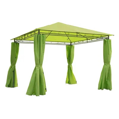 Outsunny 3x3m Garden Metal Gazebo Marquee Patio Party Tent Canopy Shelter