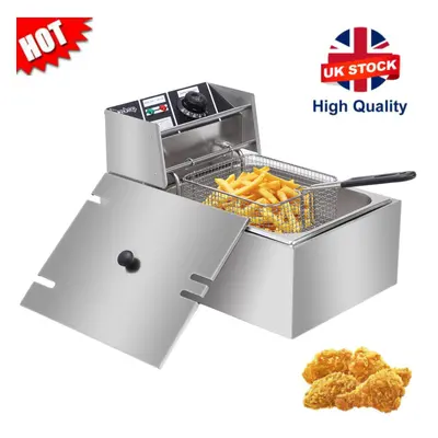 6L 2500W Electric Deep Fryer Fat Chip Single Tank