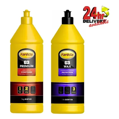 G3 Premium Compound + G3 Wax 1KG Kit