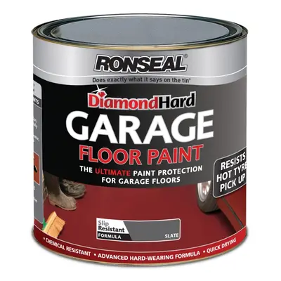 Ronseal DHGFPS25L 2.5L Diamond Hardgarage Floor Paint - Slate