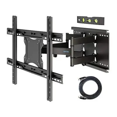 BONTEC TV Wall Bracket for inch LED LCD Flat & Curved Screen, Swivel Tilt TV Wall Mount Full Mot