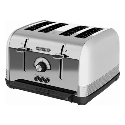 Morphy Richards Venture Retro Slice Toaster White