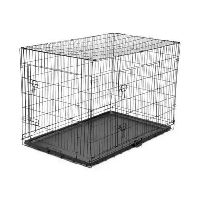 KCT 48â Metal Pet Crate With Floor Foldable Dog Cage Heavy Duty Training Folding for Puppies P