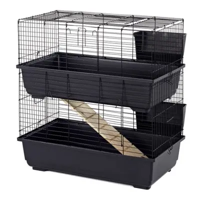 Indoor Rabit Cage CM Double - Guinea Pig Pet Home Tiers Blue