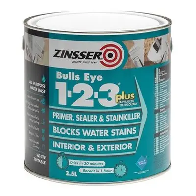 Zinsser ZN7190001C1 Bulls Eye Plus Primer / Sealer Paint 2.5 Litre