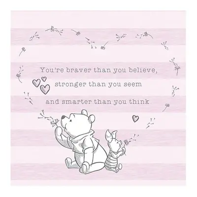 Winnie The Pooh (Believe) x x 4cm Canvas Print