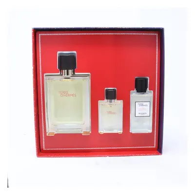 Hermes Terre D'hermes Eau De Toilette 3-Pcs Set / New With Box