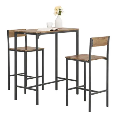 SoBuyÂ® OGT03-XL, Bar Table & Stools, Pieces Kitchen Breakfast Bar Set