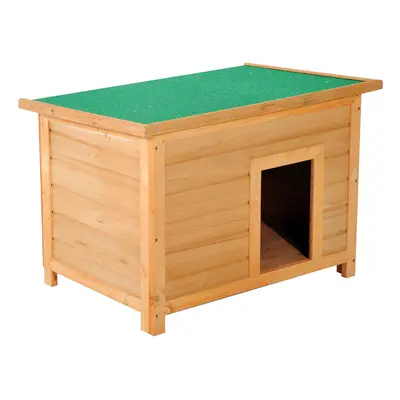 Pawhut 82cm Elevated Dog Kennel Wooden Pet House Outdoor with Open Top