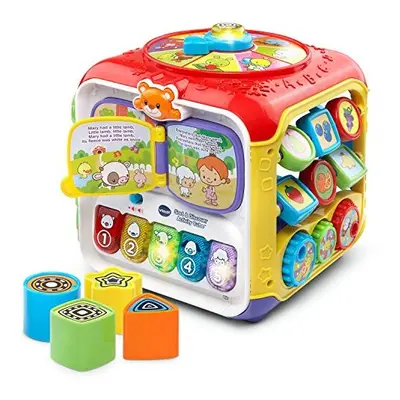 VTech Sort & Discover Baby Activity Cube, Baby Play Centre, Educational Baby Musical Toy with Sh