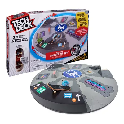 TEcH DEcK, Shredline Motorized Skate Park, X-connect creator, customizable and Buildable Turntab