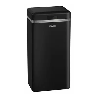 Swan Retro 45L Square Sensor Bin - Black