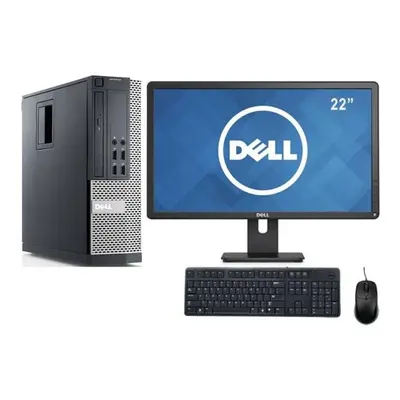 Dell Optiplex Business Bundle Core i3 PC Inch Monitor, Windows