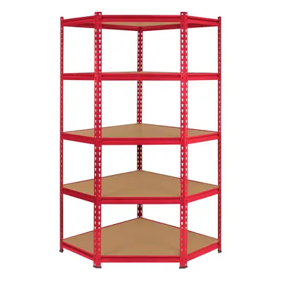 Corner Racking Garage Shelving 90cm Storage Units Heavy Duty Metal Shelves MDF