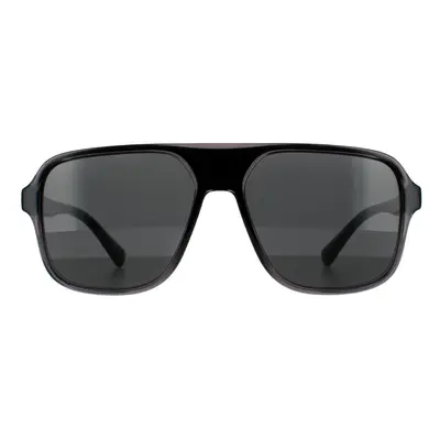 Dolce & Gabbana Sunglasses DG6134 Transparent Grey and Black Dark Grey