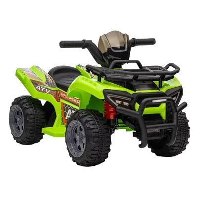 HOMCOM 6V Kids Electric Ride on Car Toddler Quad Bike ATV for month Green