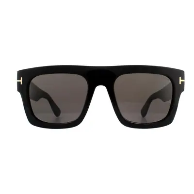 Tom Ford Sunglasses Fausto 01A Shiny Black Smoke Grey