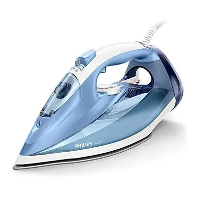 Philips Azur Steam Iron with g Steam Boost, W and SteamGlide Soleplate - Blue - GC4532/26