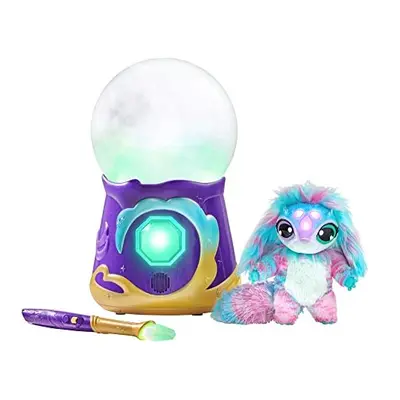 Magic Mixies Magical Misting Crystal Ball with Interactive inch Blue Plush Toy and 80+ Sounds an