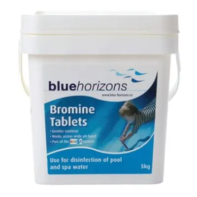 Blue Horizons - Bromine Tablets (BCDMH) X 5kg Chlorine free slow release