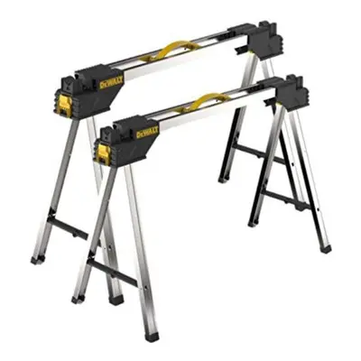 DeWalt DWST1-75676 Heavy Duty Metal Portable Saw Horse Work Support Stands