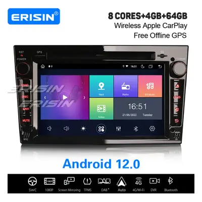 8-Core Android Car Stereo Opel VAUXHALL Vectra Corsa D Zafira Astra H Signum Antara CarPlay WiFi