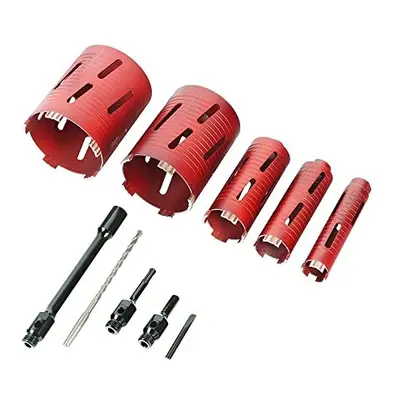 TIMCO Premium Dry Diamond Core Drill Kit - 5pcs - Red