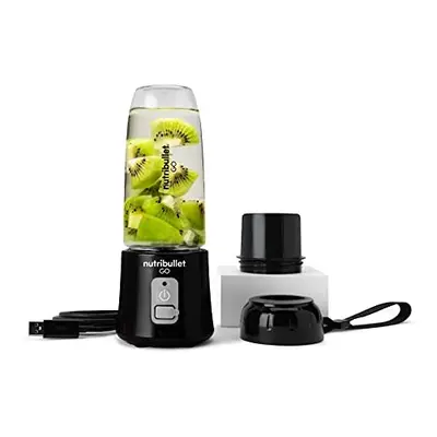 Nutribullet GO Cordless Blender (Black), 17.8 cm*9.0 cm*9.0 cm