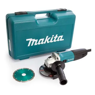 Makita GA4530RKD 115mm Angle Grinder with Diamond Blade 240v