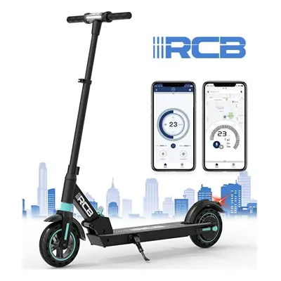 RCB Electric Scooter Speed Settings, App Control, Black