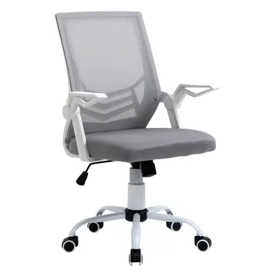 Vinsetto Mesh Swivel Office Chair Task Computer Chair w/ Lumbar Support, Grey