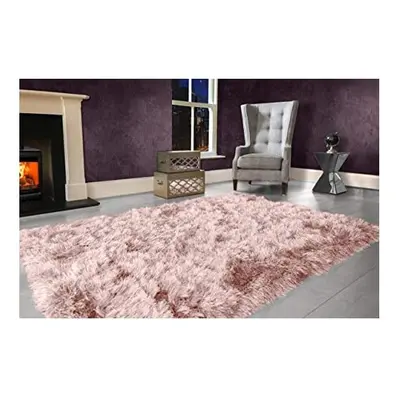 9cm Extra Thick Dense Pile SHAGGY RUG with SPARKLE SHINE Strands - For Living Room Area Rugs - M