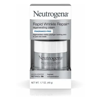 Neutrogena Rapid Wrinkle Repair, Regenerating Cream, 1.7 Oz