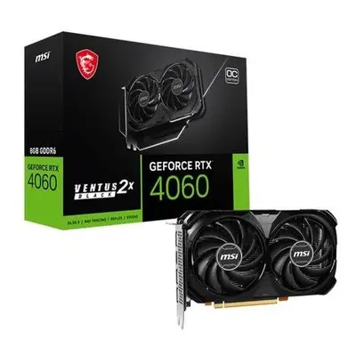 VGA MSI RTX4060 8GB Ventus 2X Black 8G OC