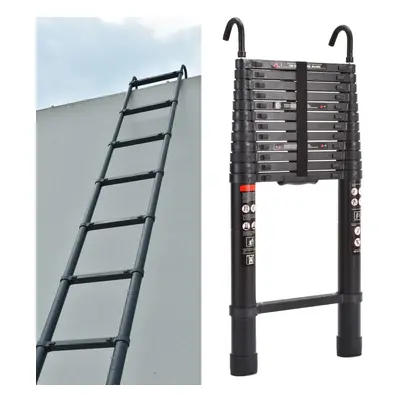 5M Telescopic Ladder with Detachable Hook Aluminum Ladder Heavy Duty Extendable Ladder Multi Pur