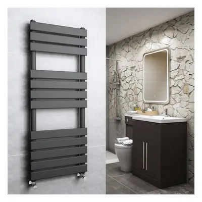 Juva x 450mm Sand Grey Flat Panel Heated Towel Rail