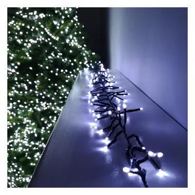 2000 LED (25m) Premier Cluster Christmas Tree Lights with Timer - Cool White