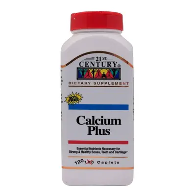 21St Century Calcium Plus Tablets 120's Helps Build Bone Mass