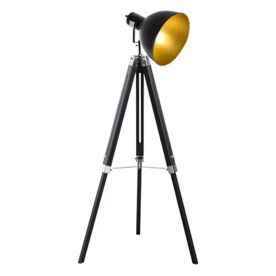 HOMCOM Stand Floor Lamp Tripod Light Livingroom Studio Dome Shade Retro Style