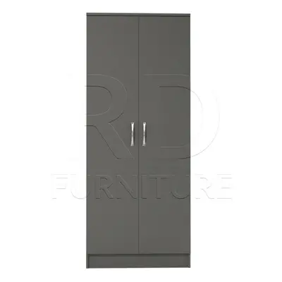 Ready assembled Classic Door Wardrobe Grey