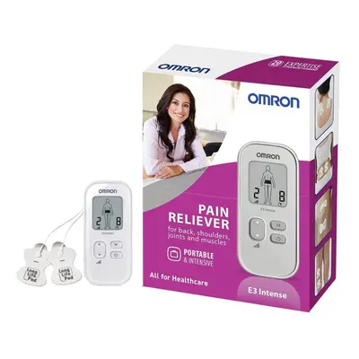 Omron E3 HV-F021-ESL TENS Intense Electronic Pain Reliever - Silver