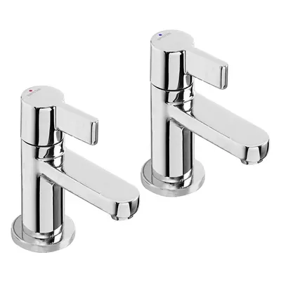 Bristan CLI 1/2 C Clio Basin Pillar Taps, Chrome