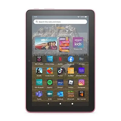 All-new Fire HD tablet | 8-inch HD display, GB, 30% faster processor, designed for portable ente